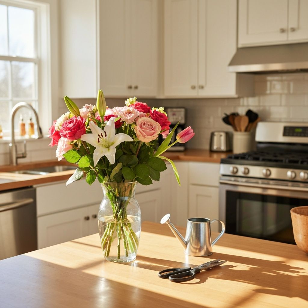 5 Mẹo Giữ Hoa Tươi Lâu Hơn Tại Nhà